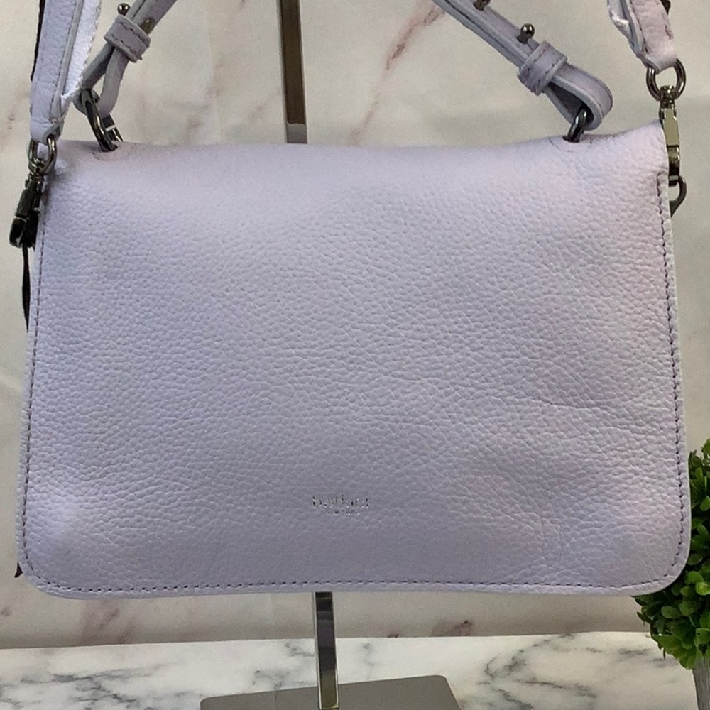 NWT Botkier Valentina Satchel Lavender Flap Closure - Picture 2 of 7